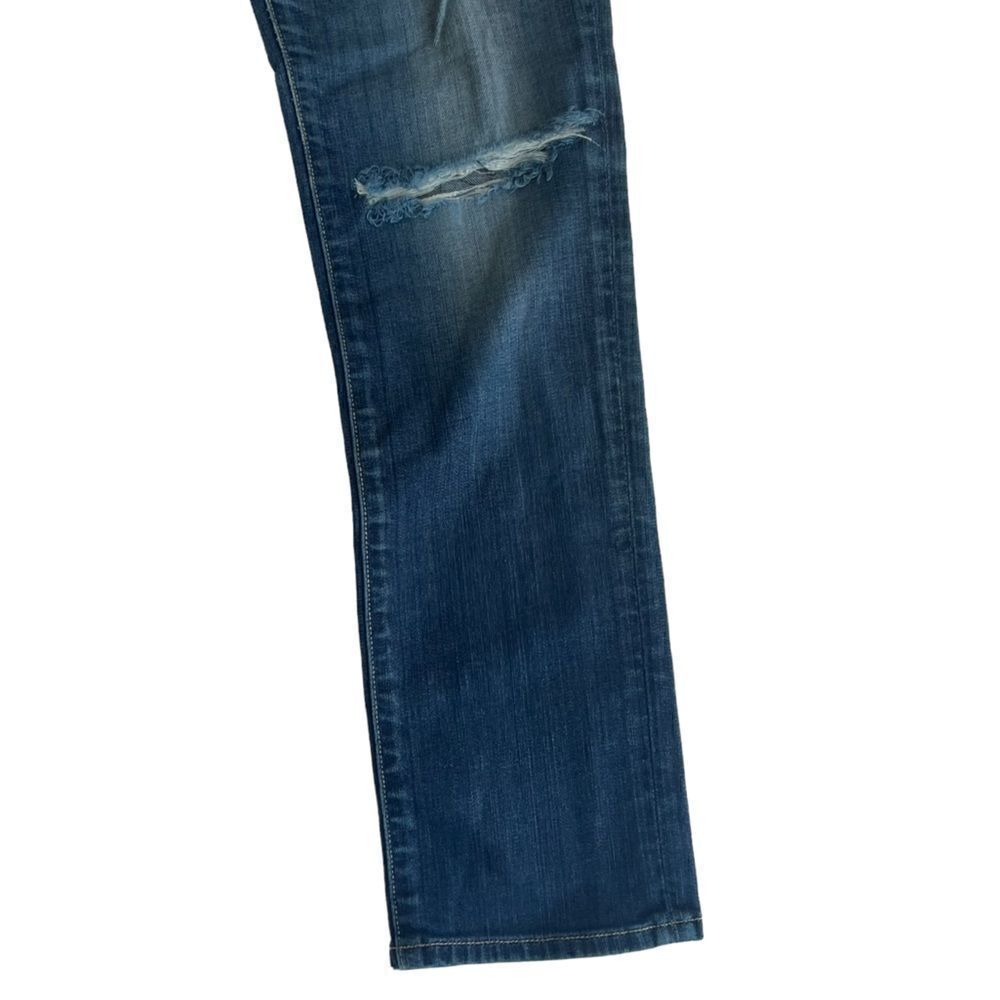 Lucky Brand Lolita Skinny Low Rise Medium Rinse Distressed Jeans sz 4 - Picture 9 of 11